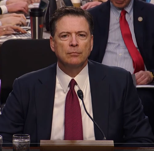 Former FBI director James Comey