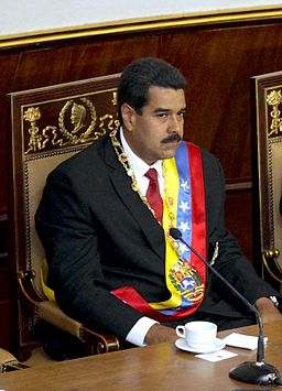 Nicolás Maduro assuming office