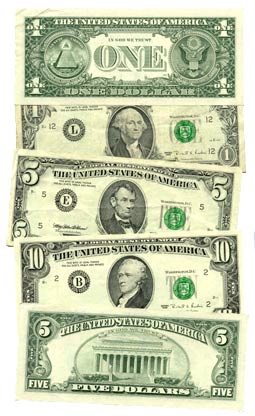 US Currency Federal Reserve