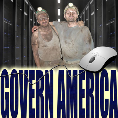 coal miners in a data center