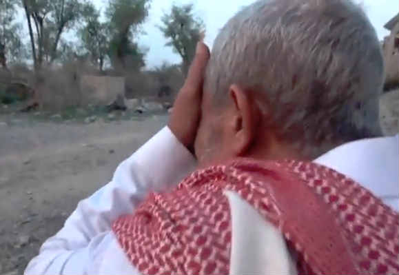 Yemeni grieving father